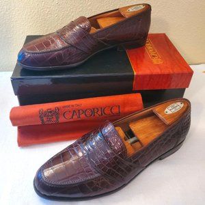 Vintage Geunine Alligator Leather Shoes Loafers
